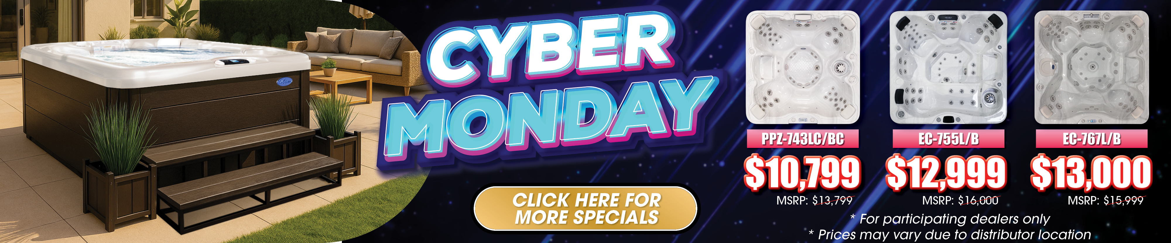 Calspas hot tub being used in a family setting - Redding