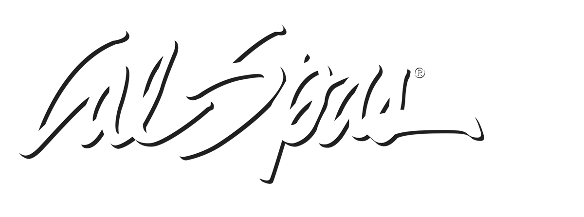 Calspas White logo Redding